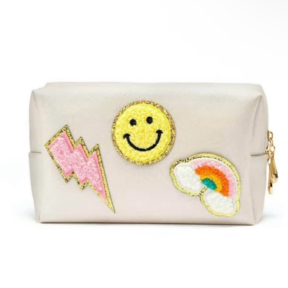 Embroidered Patch Clutch